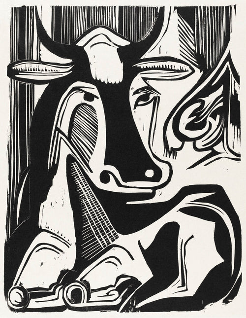 Ernst Ludwig Kirchner — Cow | Fine Art Print - 9ArtPrints