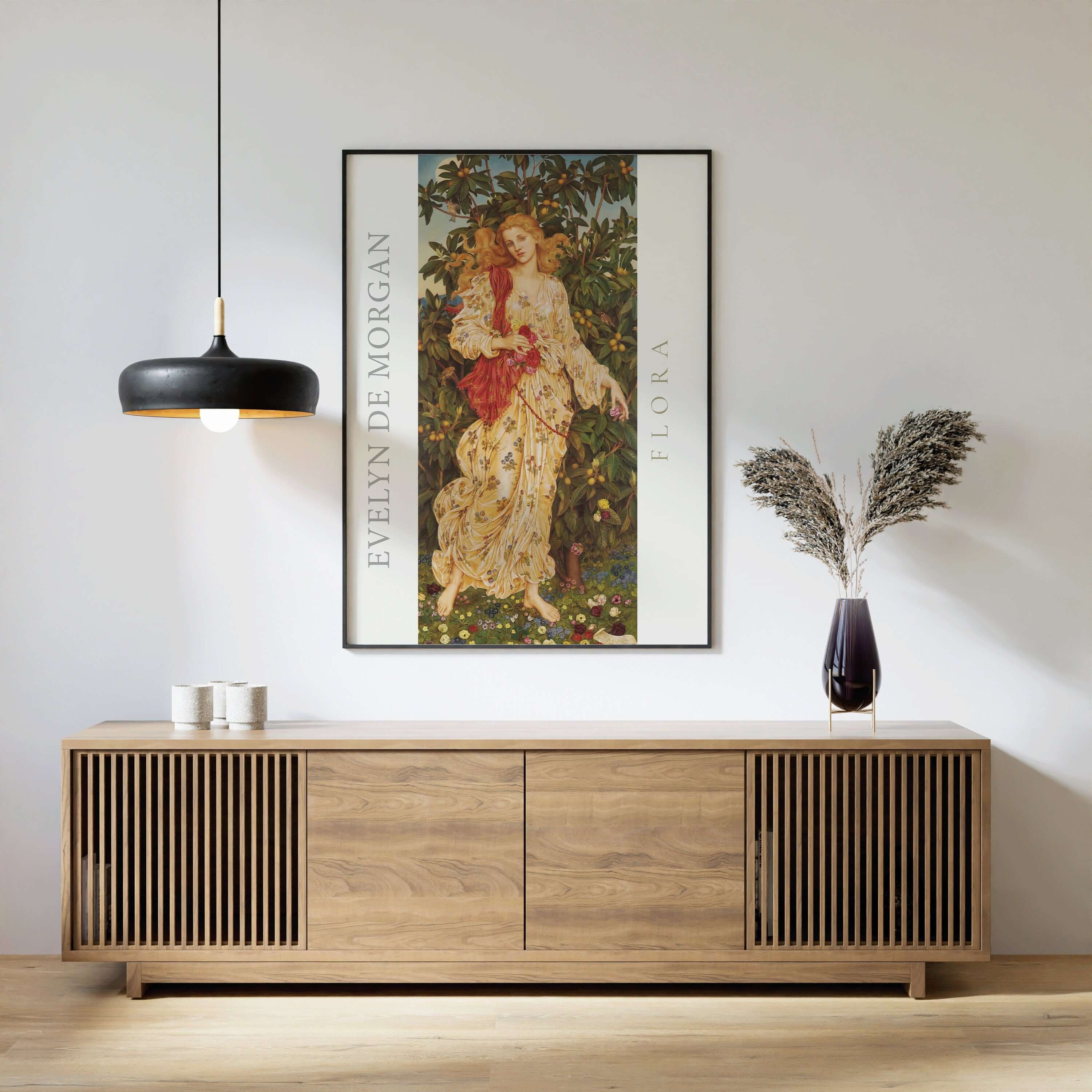 Evelyn De Morgan - Flora | Famous Art (available framed or unframed) - 9ArtPrints