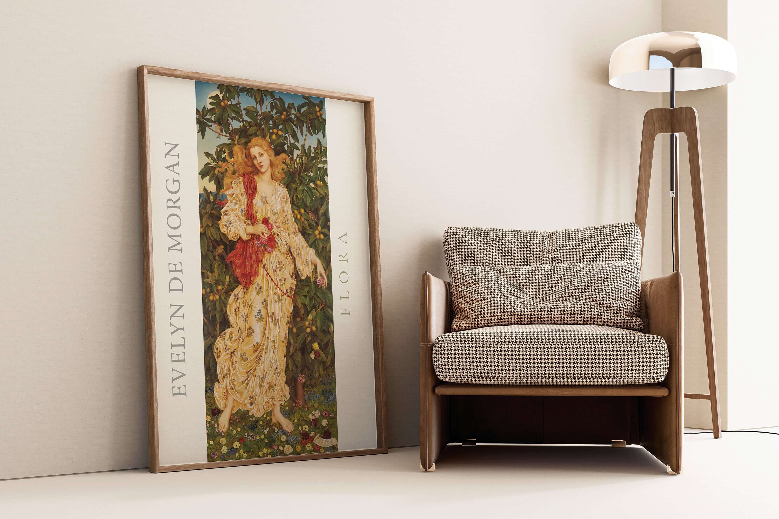 Evelyn De Morgan - Flora | Famous Art (available framed or unframed) - 9ArtPrints