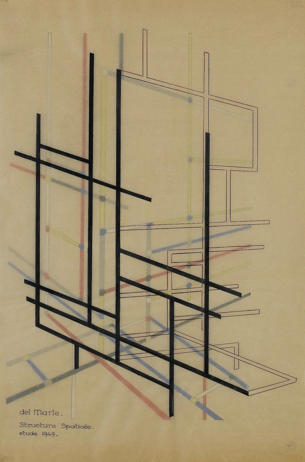 Félix Del Marle — Structure Spéciale | Neo-Plasticist Fine Art Print
