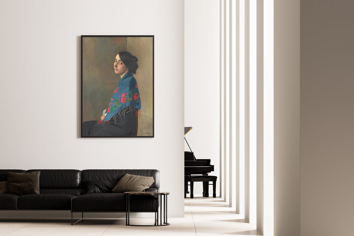 Félix Vallotton — Femme au chale bleu | Fine Art Print