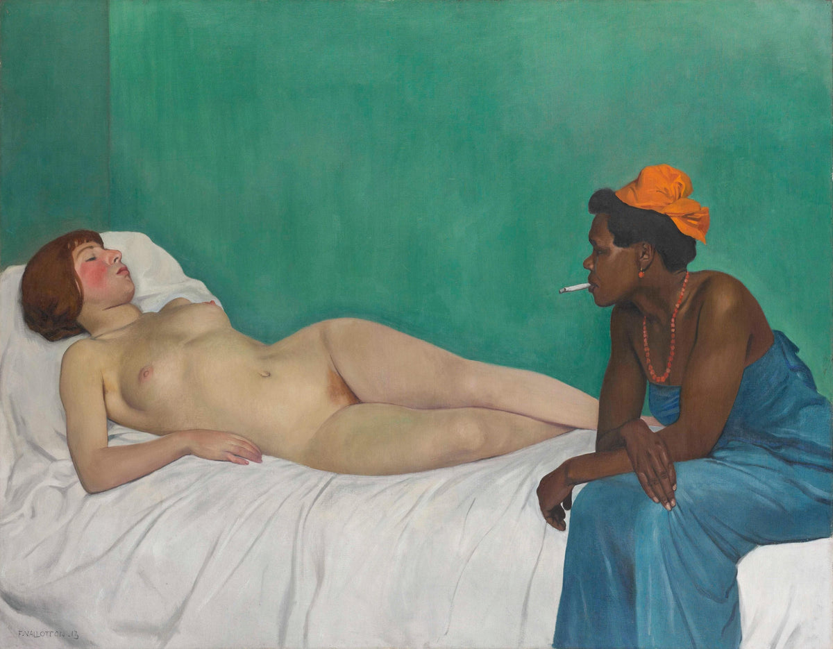 Félix Vallotton — La Blanche et la Noire | Fine Art Print