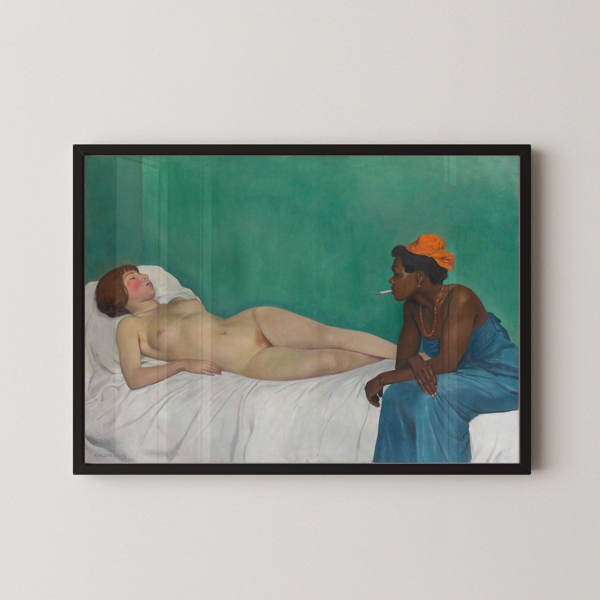 Félix Vallotton — La Blanche et la Noire | Fine Art Print