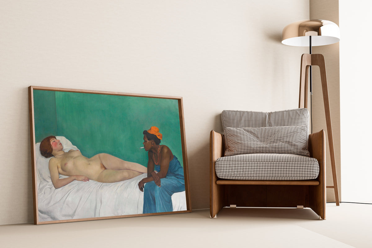 Félix Vallotton — La Blanche et la Noire | Fine Art Print