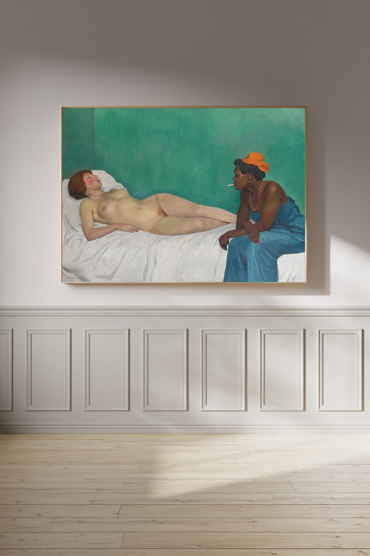 Félix Vallotton — La Blanche et la Noire | Fine Art Print