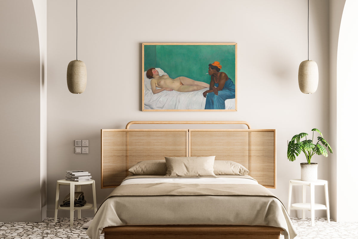 Félix Vallotton — La Blanche et la Noire | Fine Art Print