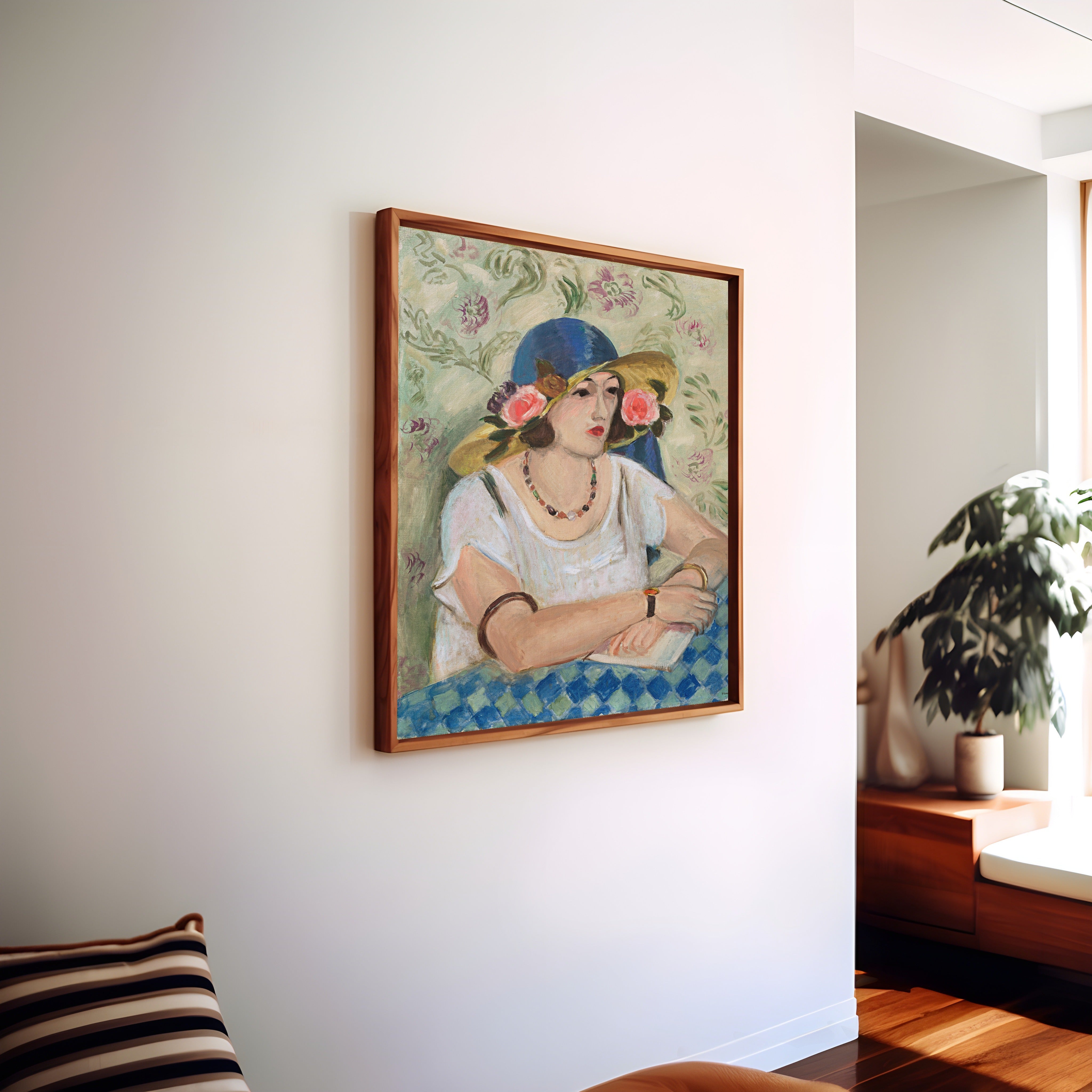 Henri Matisse — Woman with a Flowered Hat | Fine Art Print
