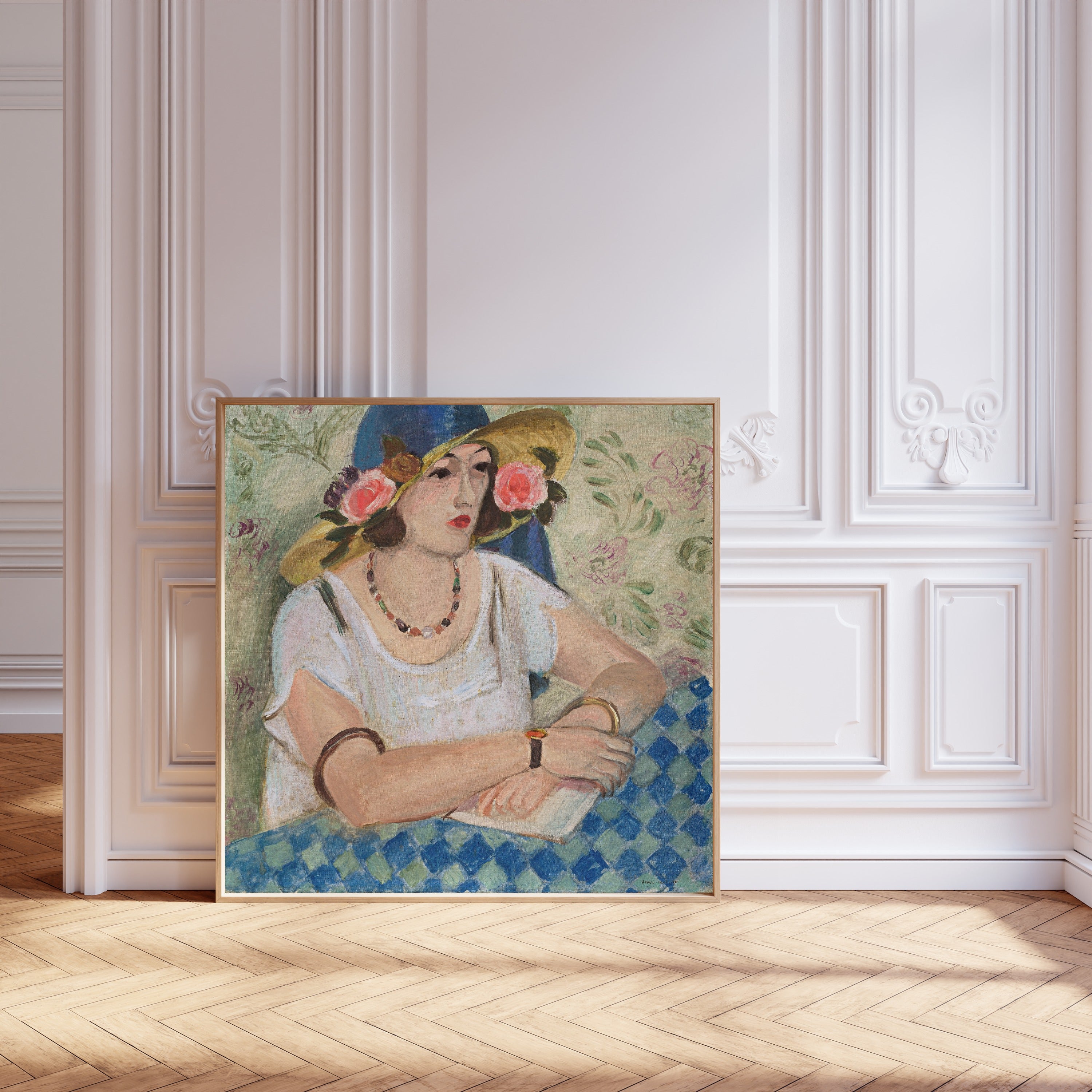 Henri Matisse — Woman with a Flowered Hat | Fine Art Print