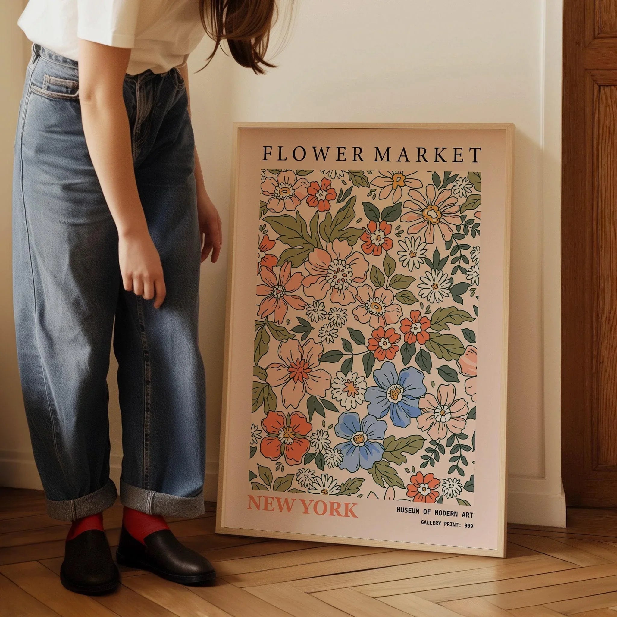 Flower Market Art Print: New York Botanical Exhibition, Giclee Paper - 9ArtPrints