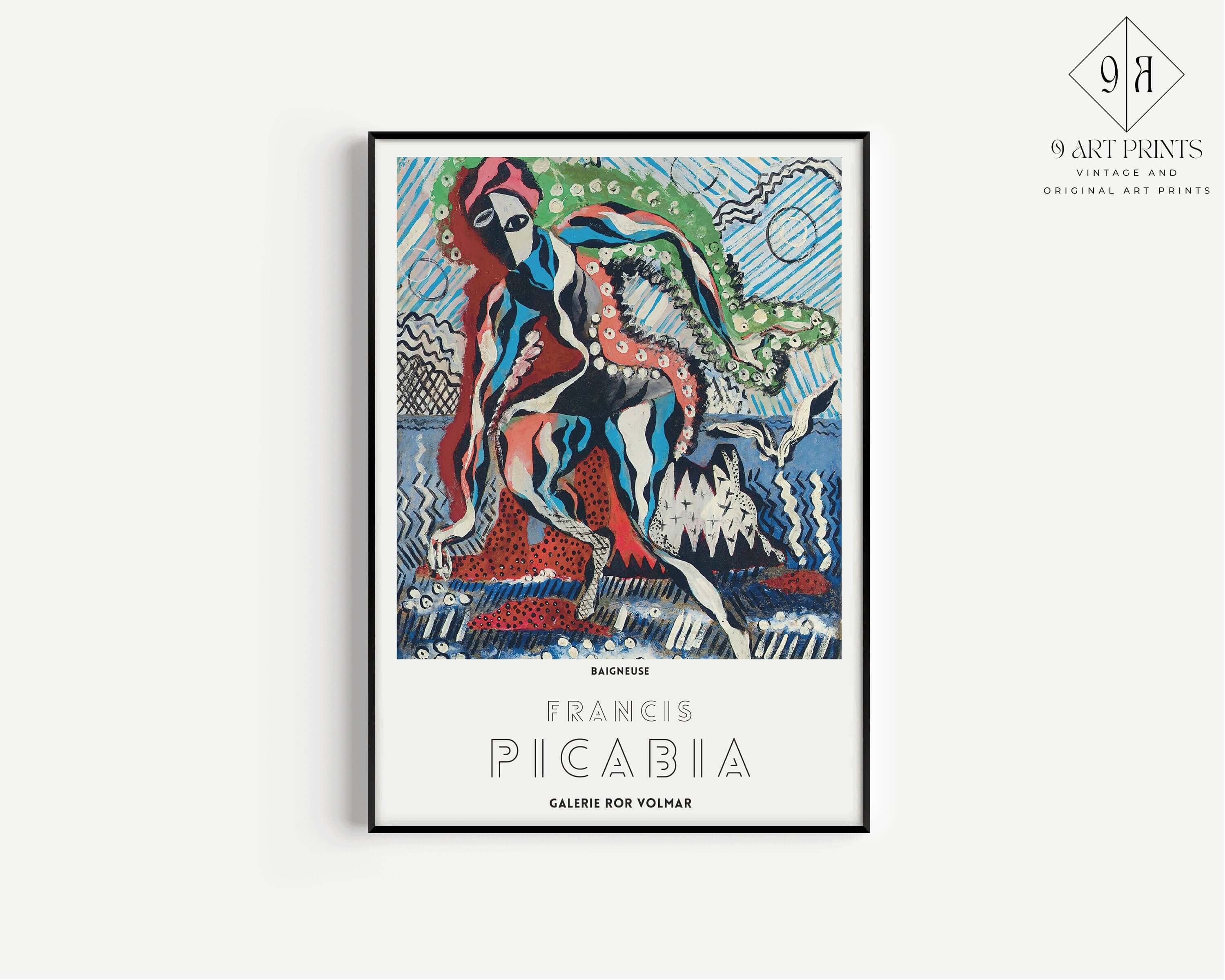 Francis Picabia - Baigneuse | Modern Art (available framed or unframed) - 9ArtPrints