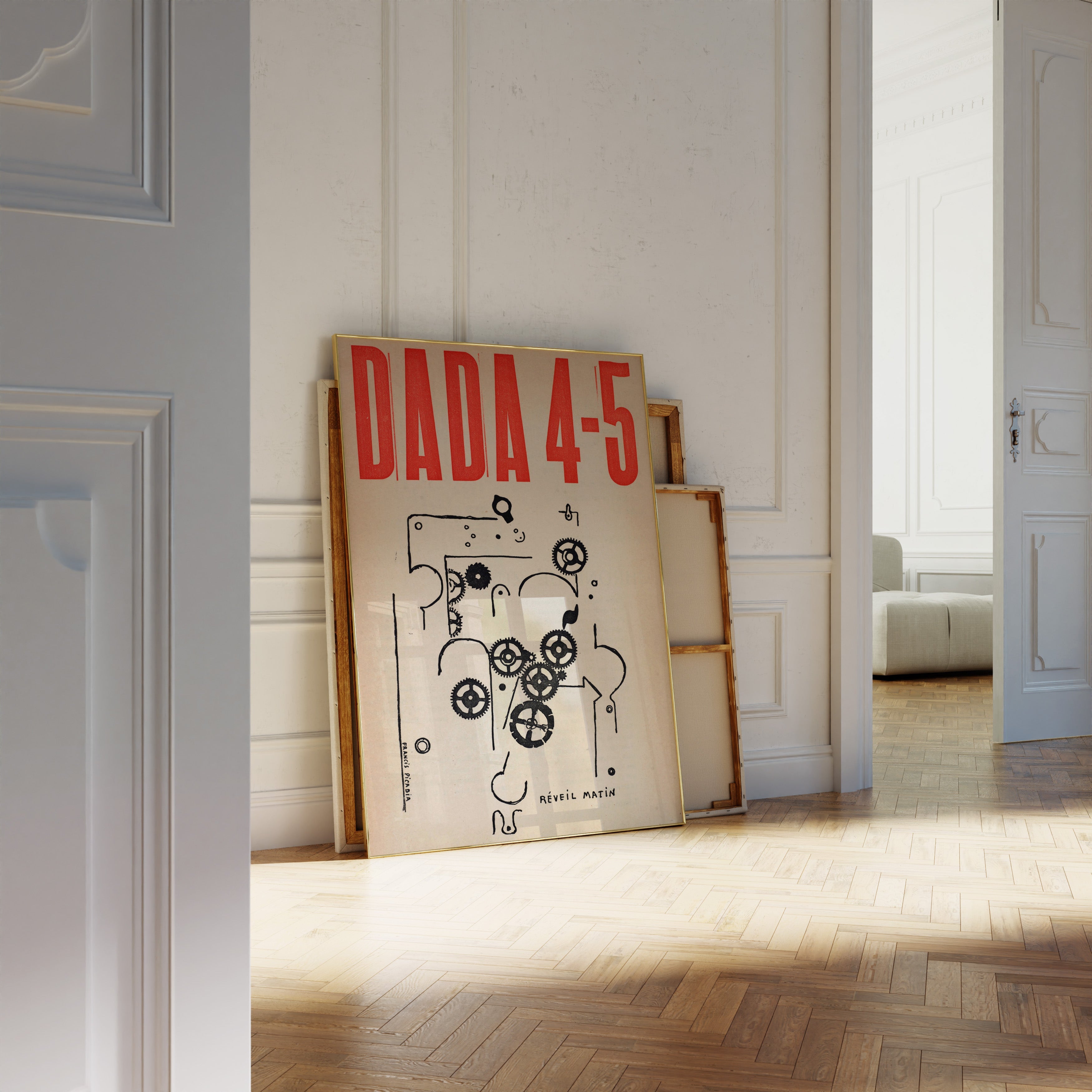 Francis Picabia - Da - da 4 - 5 | Modern Abstract Art (available handframed or unframed) - 9ArtPrints