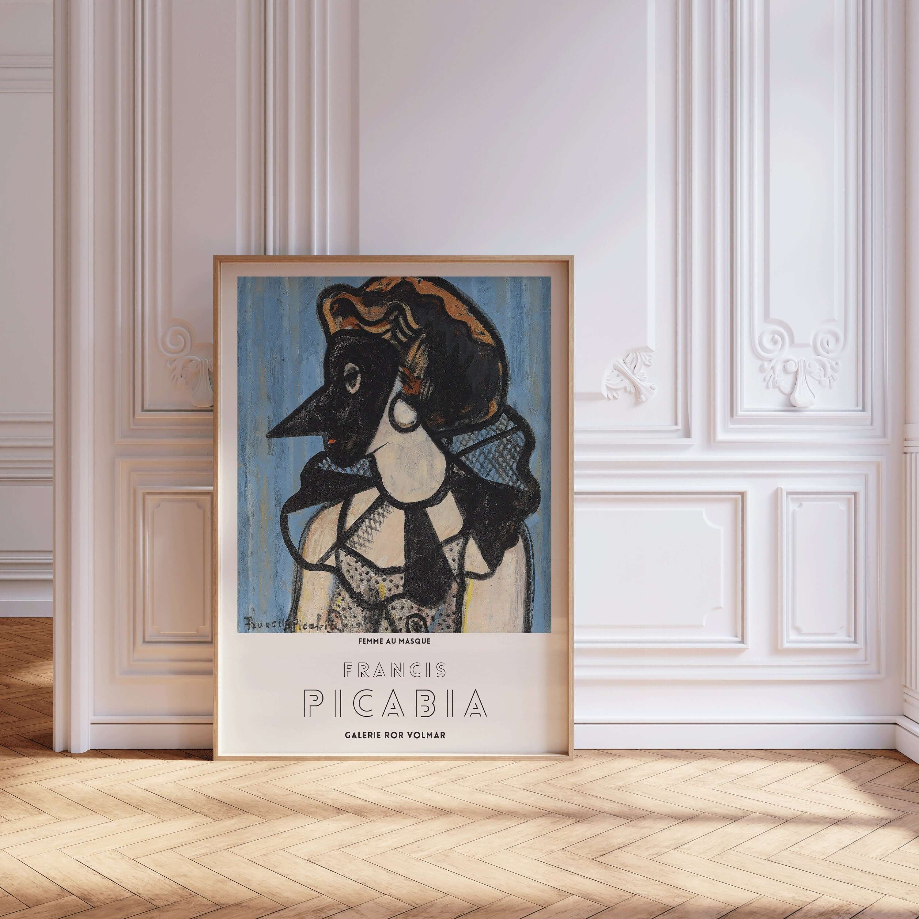 Francis Picabia - Femme au Masque | Modern Art (available framed or unframed) - 9ArtPrints