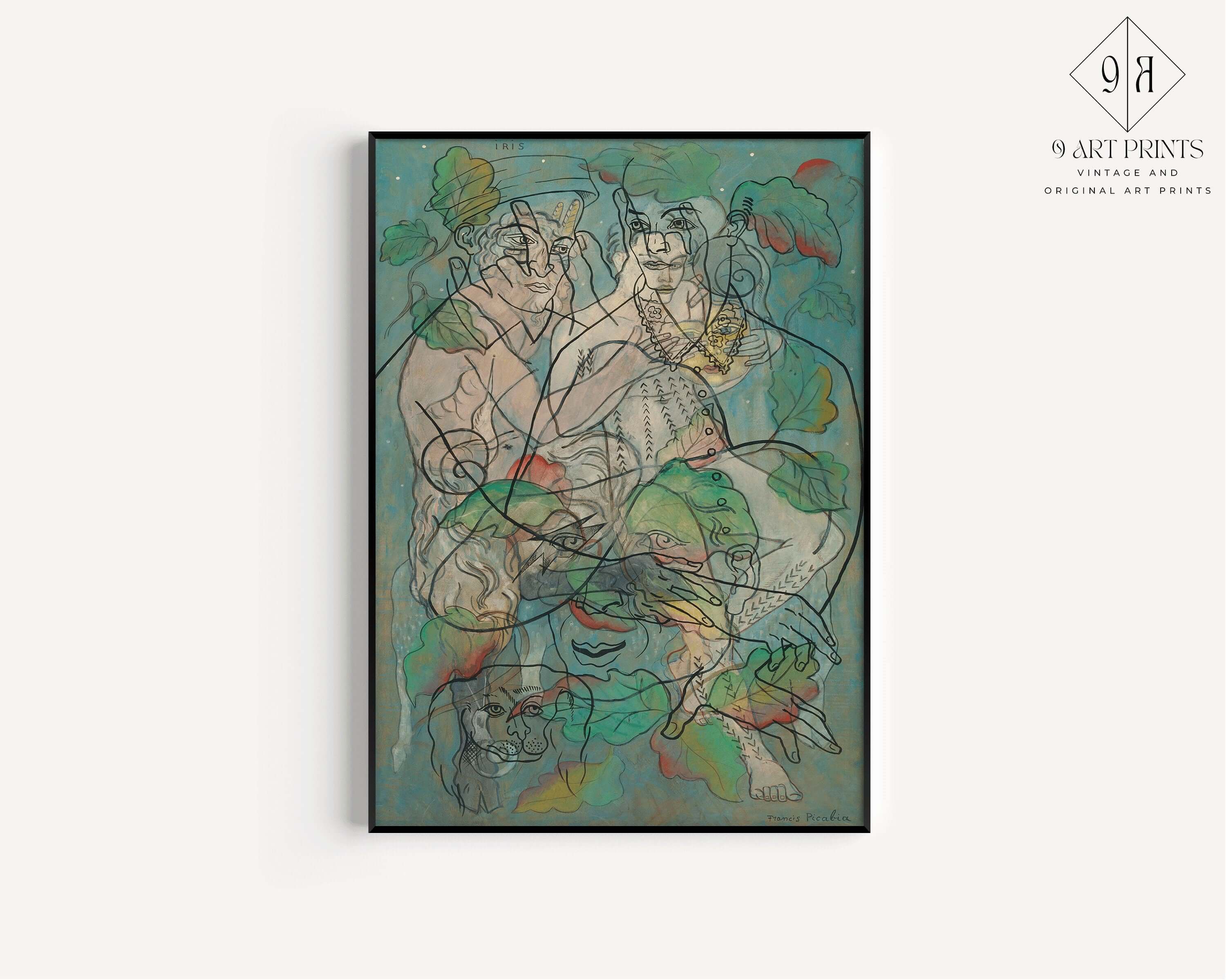 Francis Picabia - Iris (1929) | Famous Art (available framed or unframed) - 9ArtPrints