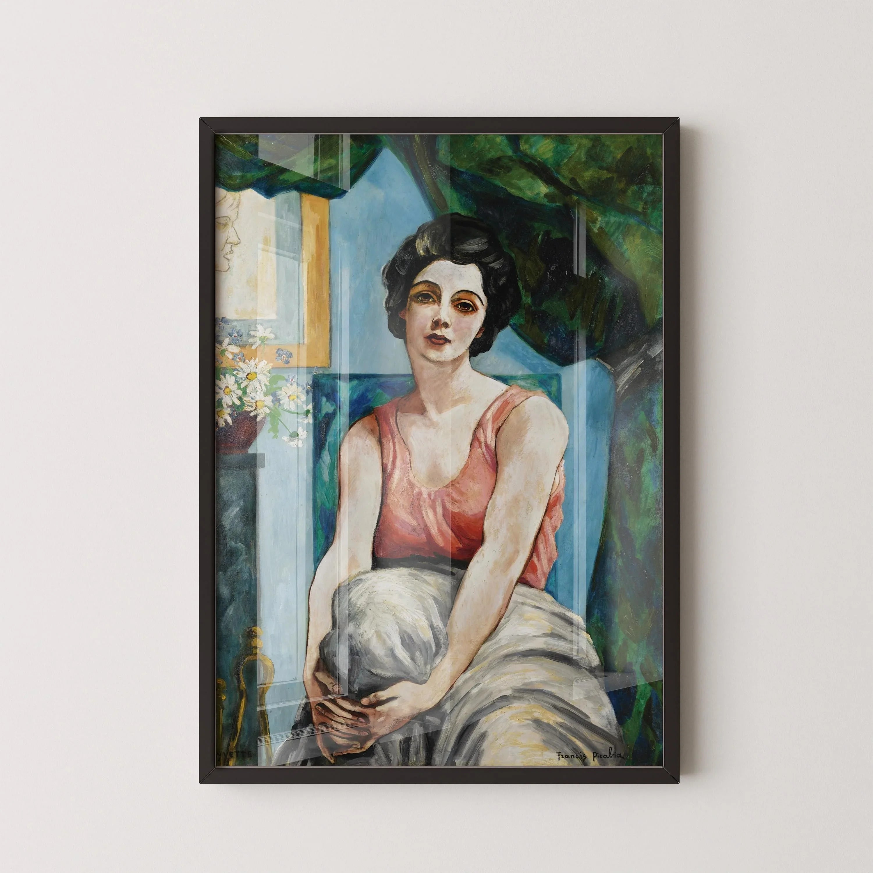 Francis Picabia - Portrait of Yvette | Famous Art (available handframed or unframed) - 9ArtPrints