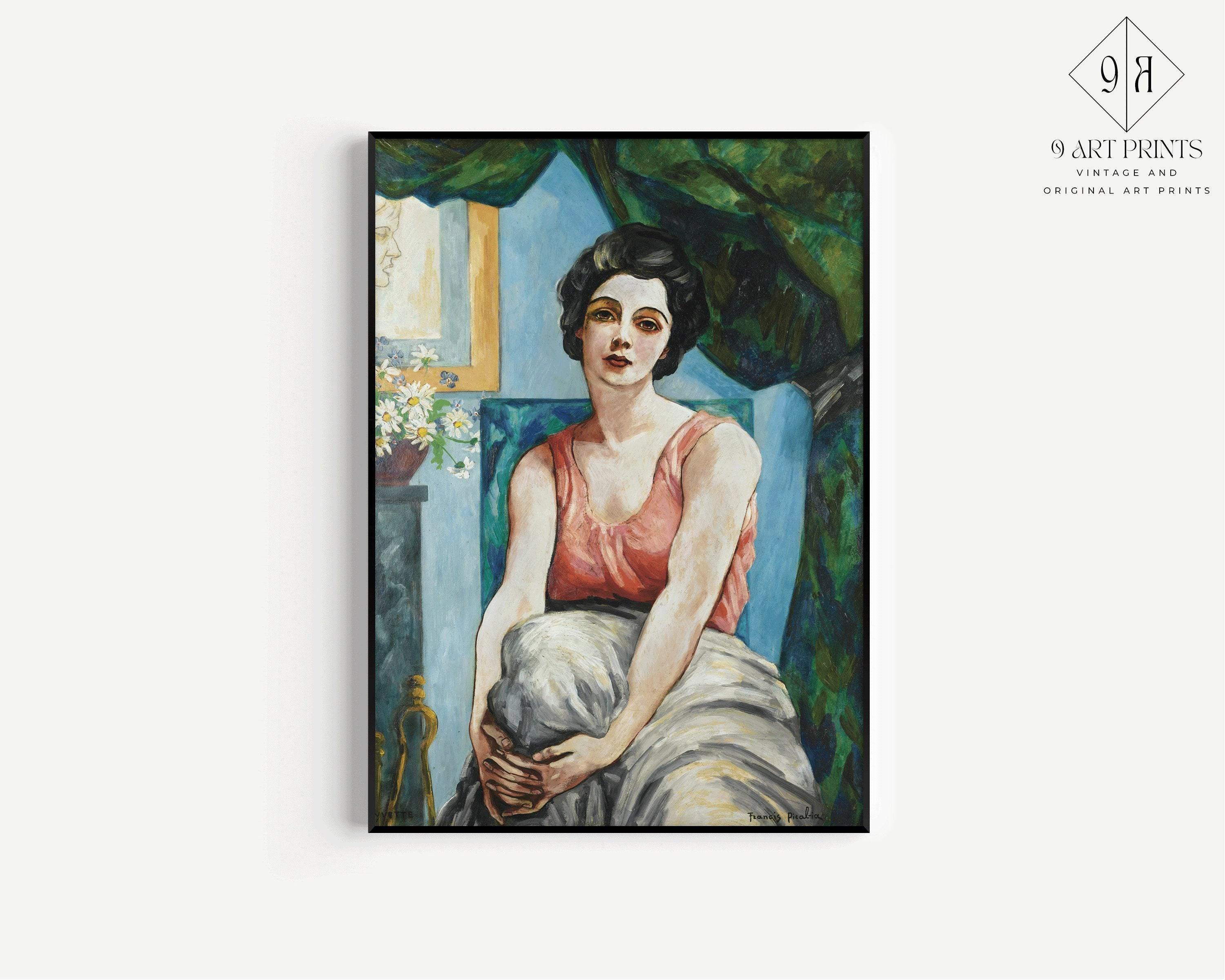 Francis Picabia - Portrait of Yvette | Famous Art (available handframed or unframed) - 9ArtPrints