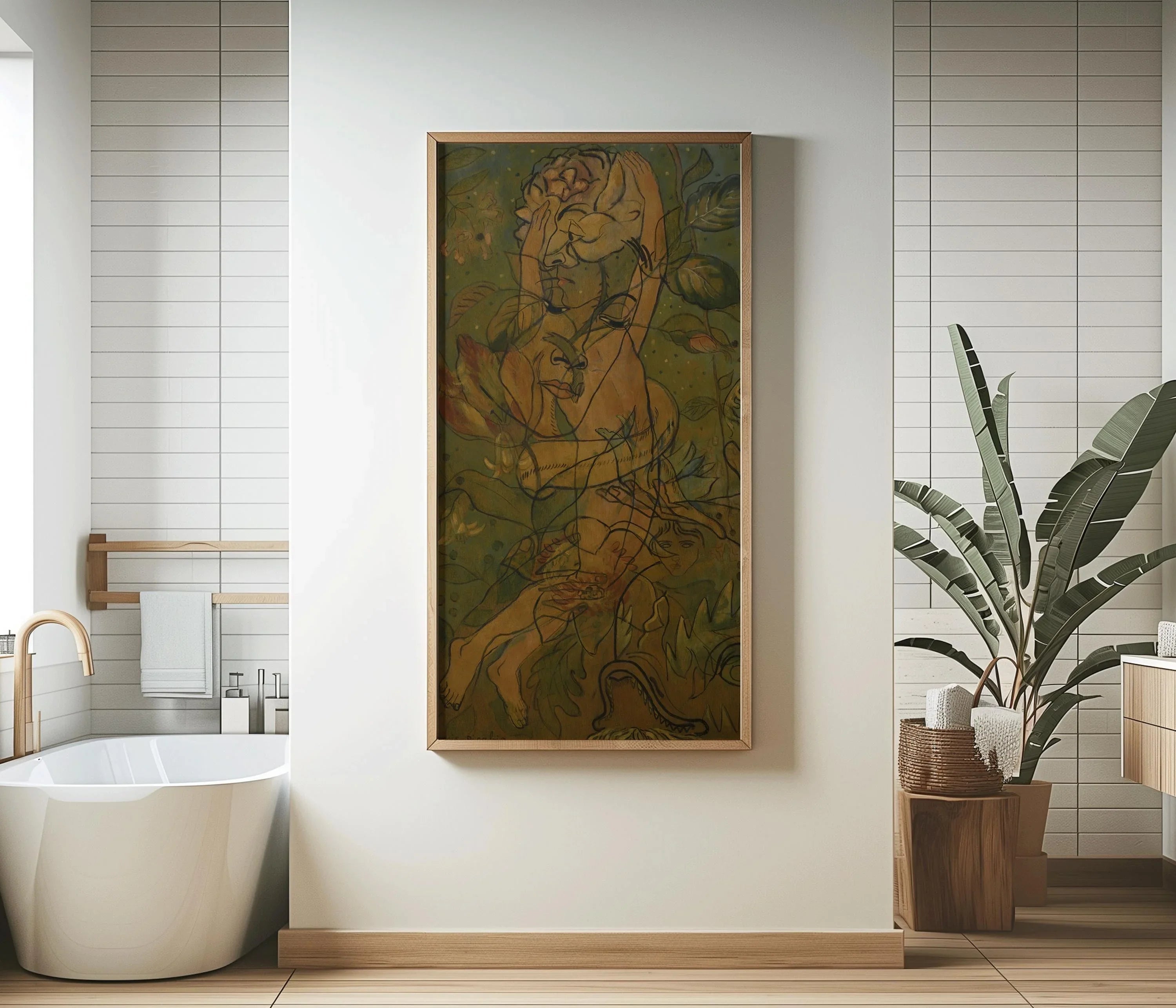 Francis Picabia - Rubi (1929) | Modern Abstract Art (available handframed or unframed) 2x1 - 9ArtPrints