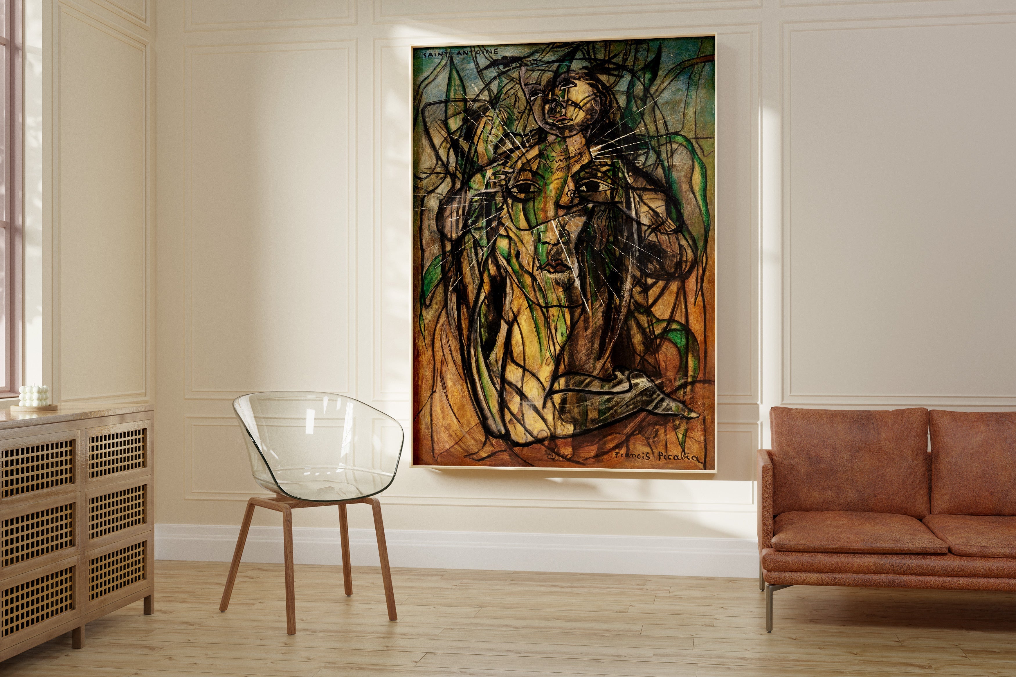 Francis Picabia - Saint Antoine (1930) | Modern Abstract Art (available handframed or unframed) (Copy) - 9ArtPrints