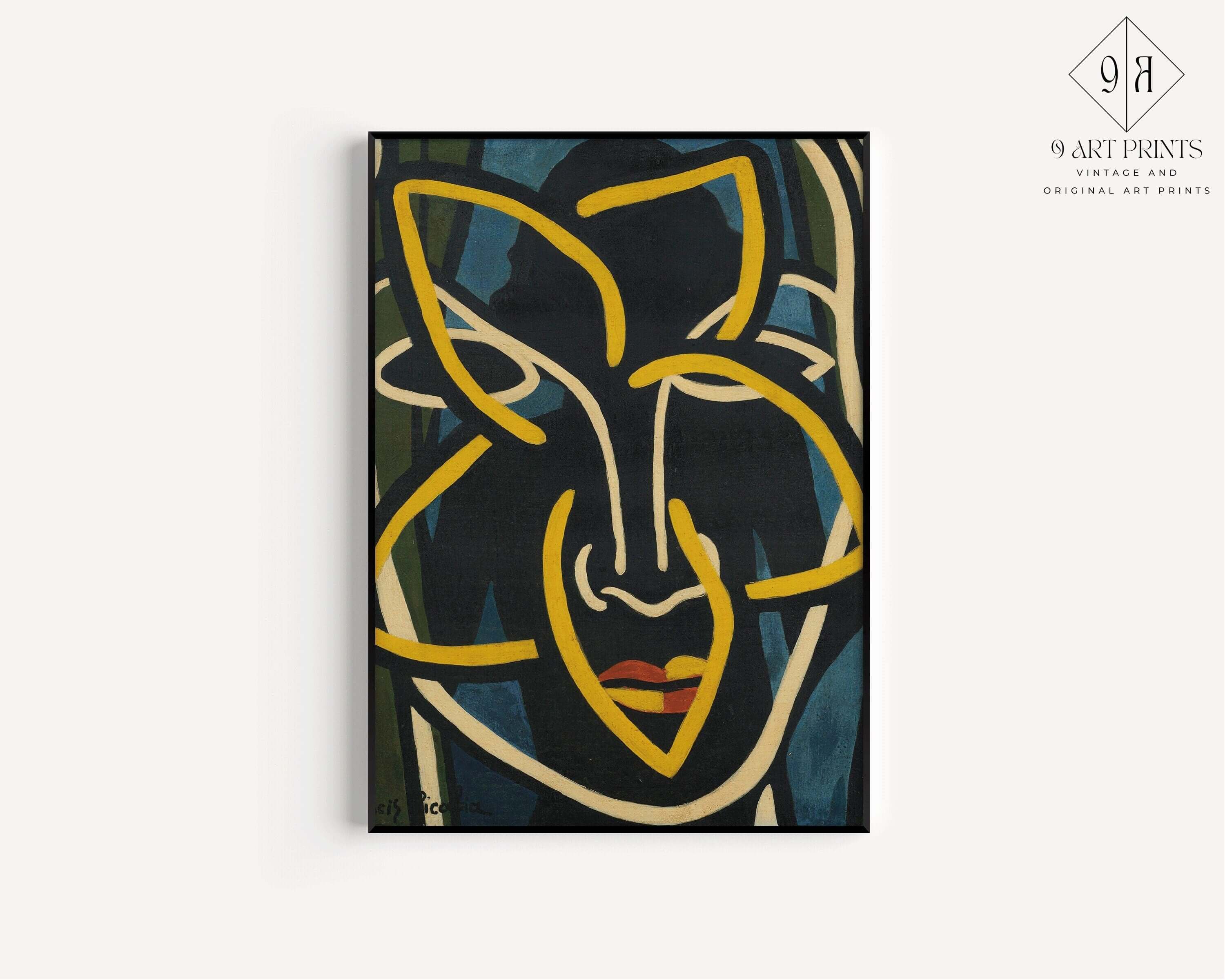 Francis Picabia - Untitled (1939) | Famous Modern Abstract Art (available framed or unframed) - 9ArtPrints