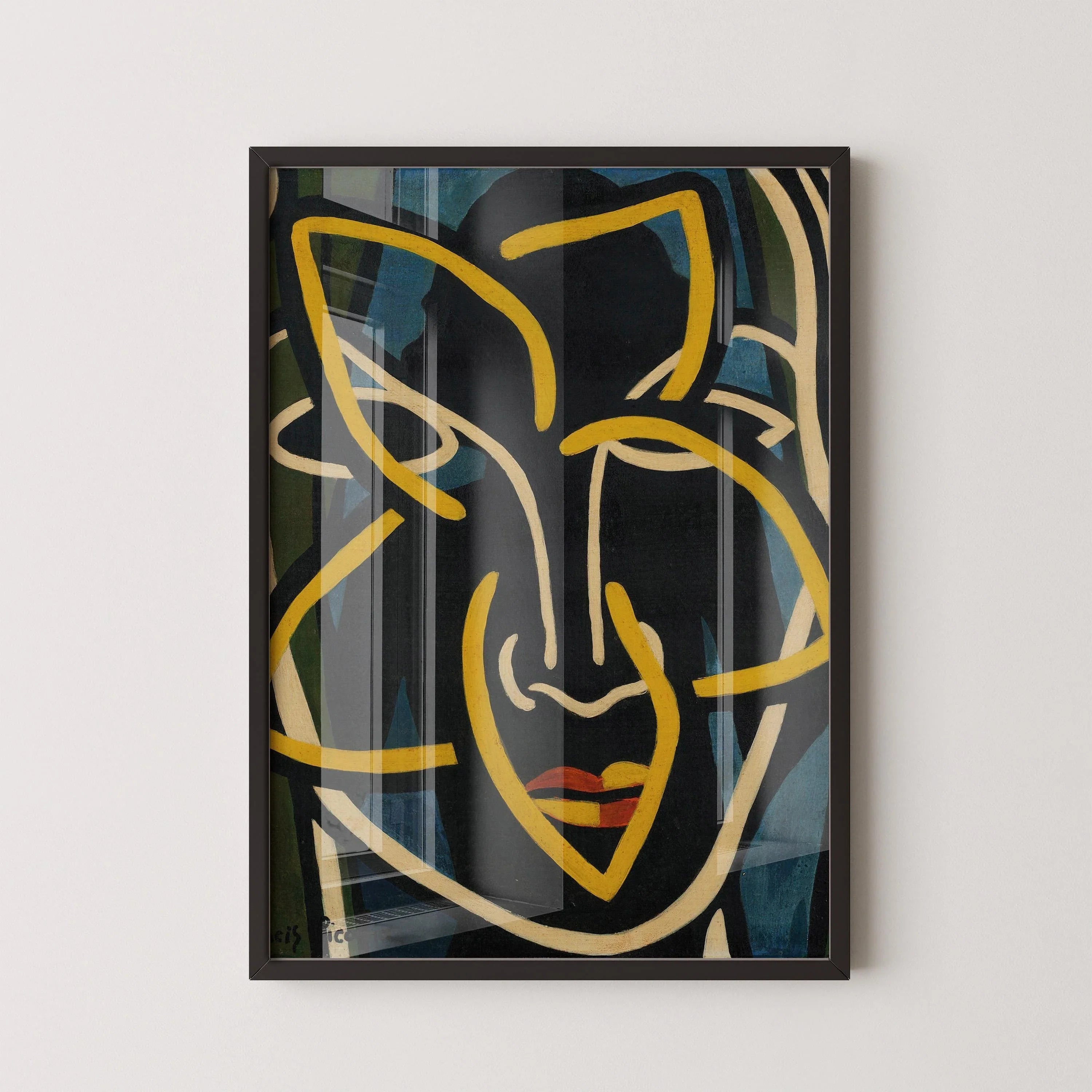 Francis Picabia - Untitled (1939) | Famous Modern Abstract Art (available handframed or unframed) - 9ArtPrints