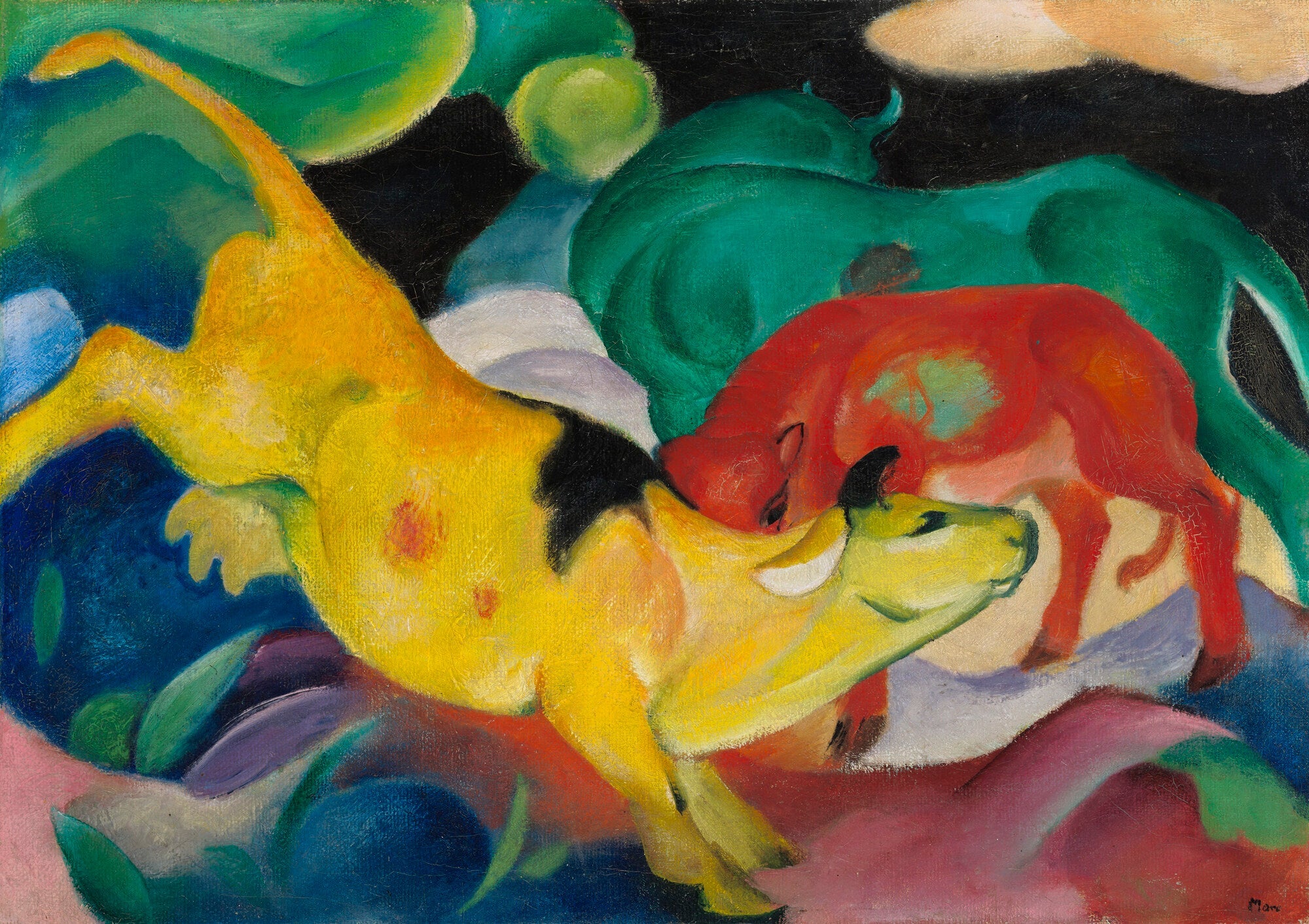 Franz Marc — Yellow Cow | Fine Art Print - 9ArtPrints