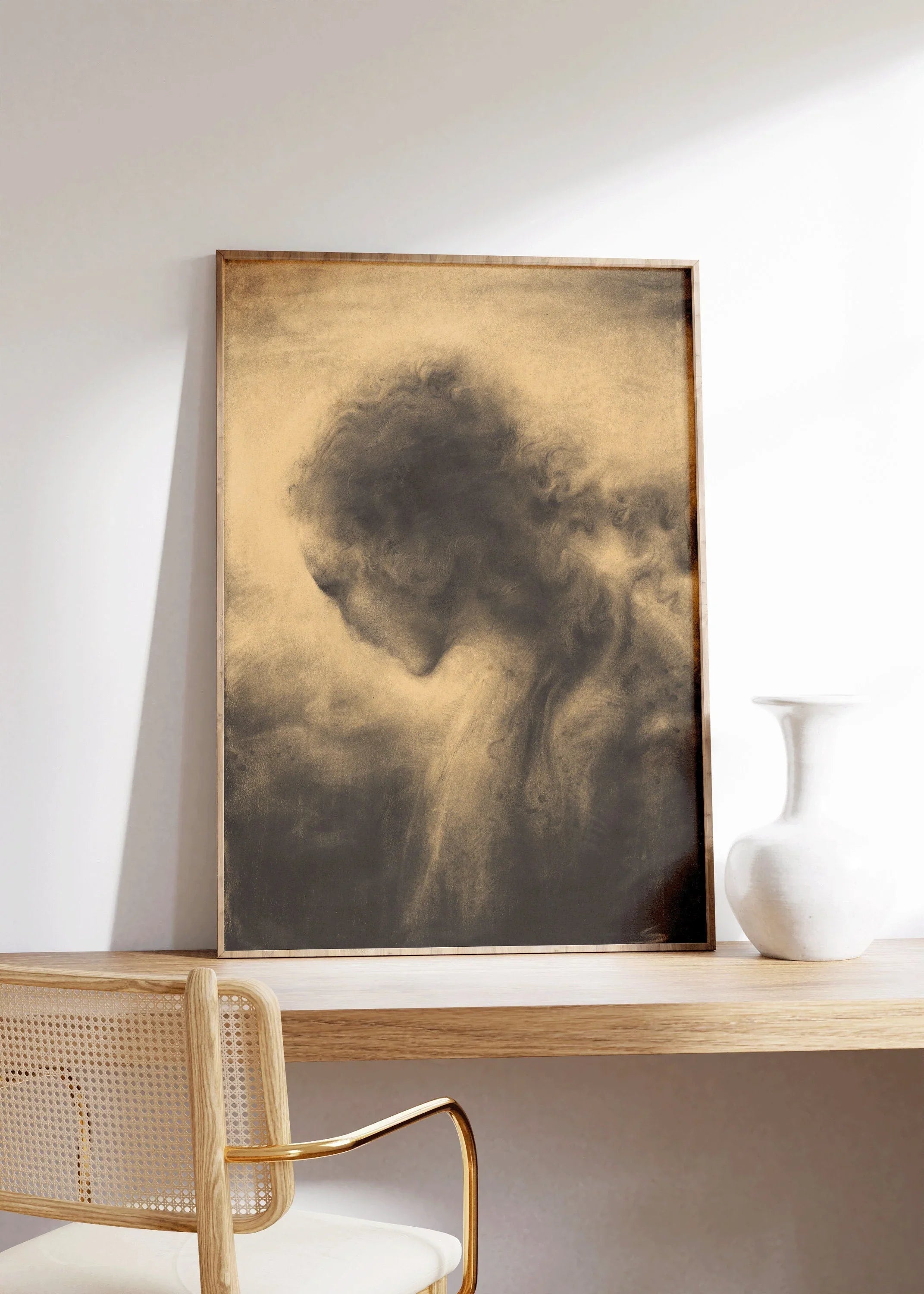 Franz Stamkart - Contemplatie | Famous Surreal Symbolist Art | Available framed or unframed - 9ArtPrints