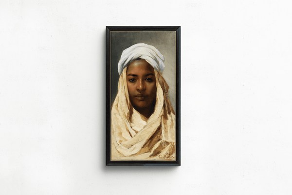 Franz Xaver Kosler — Young Bedouin Woman | Orientalist Portrait Print