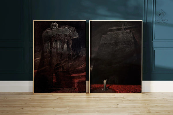 Fritz Gareis — Statement Duo | The 20th Century & The Fallen | WWI Expressionist Art Print
