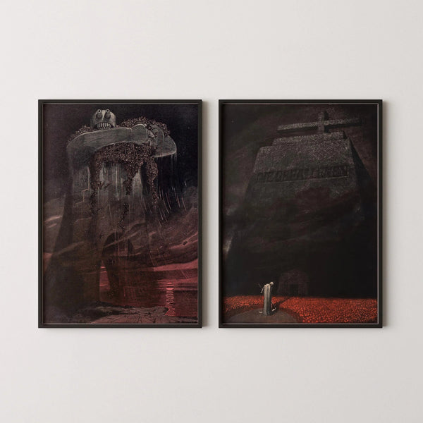 Fritz Gareis — Statement Duo | The 20th Century & The Fallen | WWI Expressionist Art Print