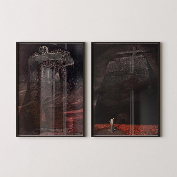 Fritz Gareis — Statement Duo | The 20th Century & The Fallen | WWI Expressionist Art Print