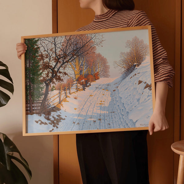 Fritz Müller-Landeck — A Sunny Winter Path | Fine Art Print