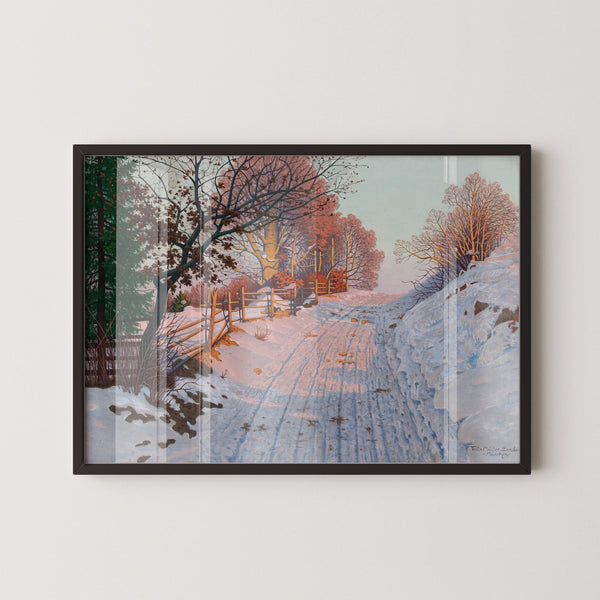 Fritz Müller-Landeck — A Sunny Winter Path | Fine Art Print
