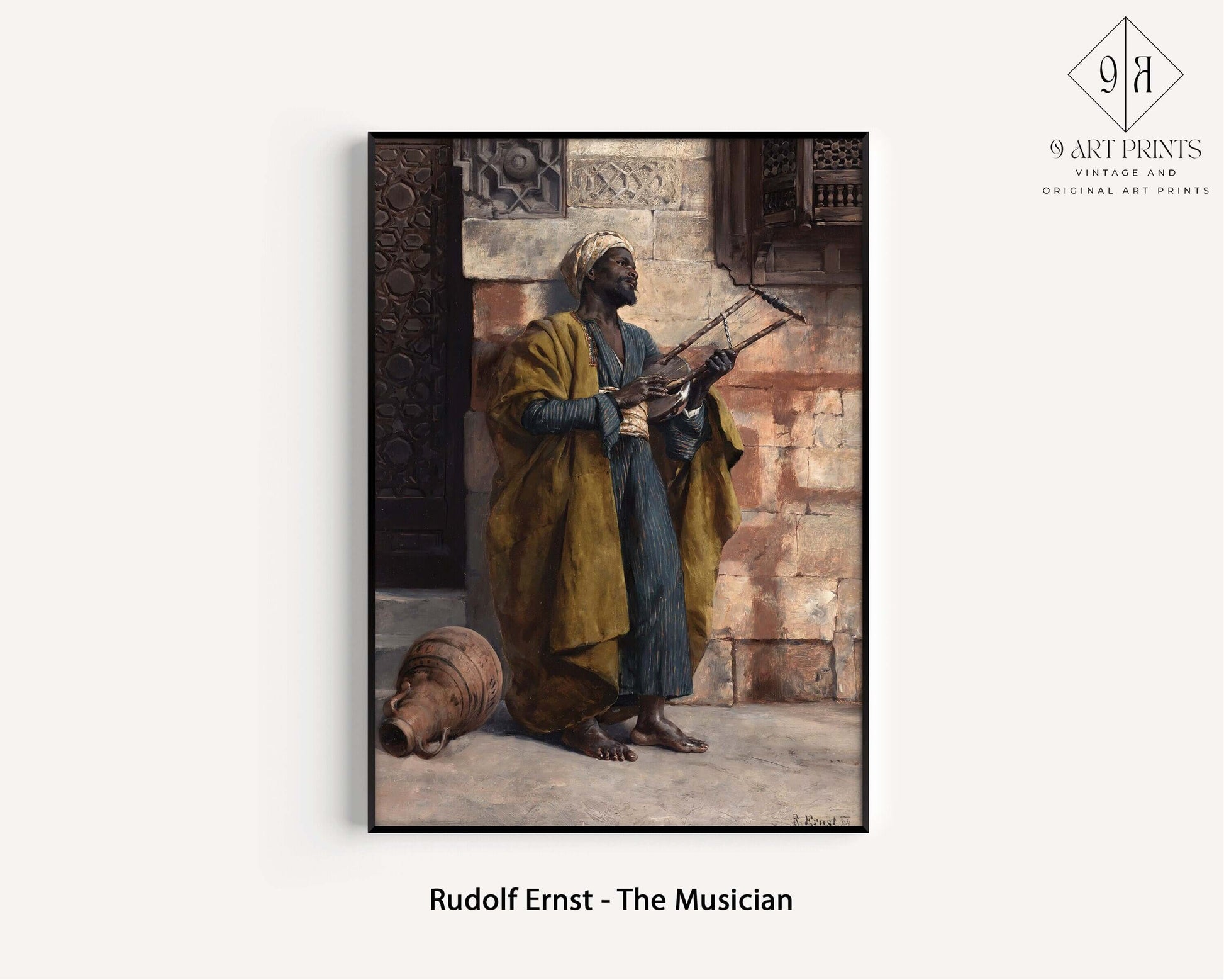 Gallery Wall Set of 9 Orientalist Art Prints | Jean - Leon Gerome, Rudolf Ernst and Jules Lefebvre (available framed or unframed) - 9ArtPrints