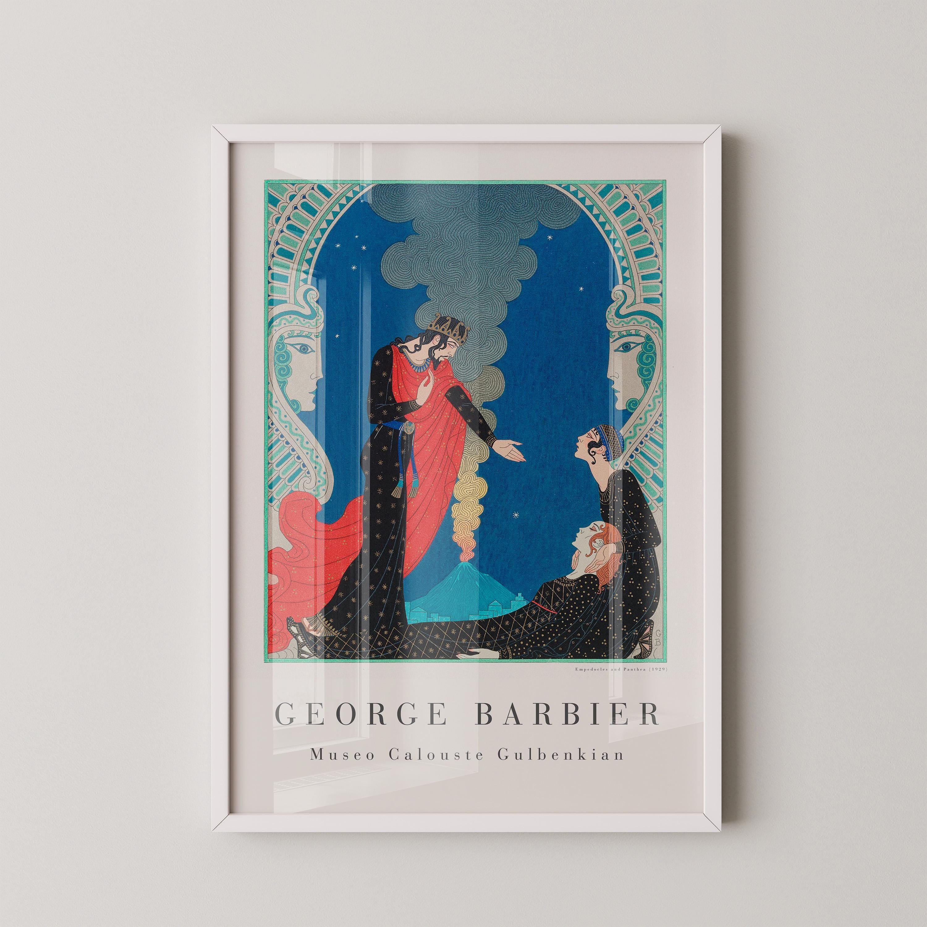George Barbier - Emodecles and Pantea | Vintage Art Deco Print (available handframed or unframed) - 9ArtPrints