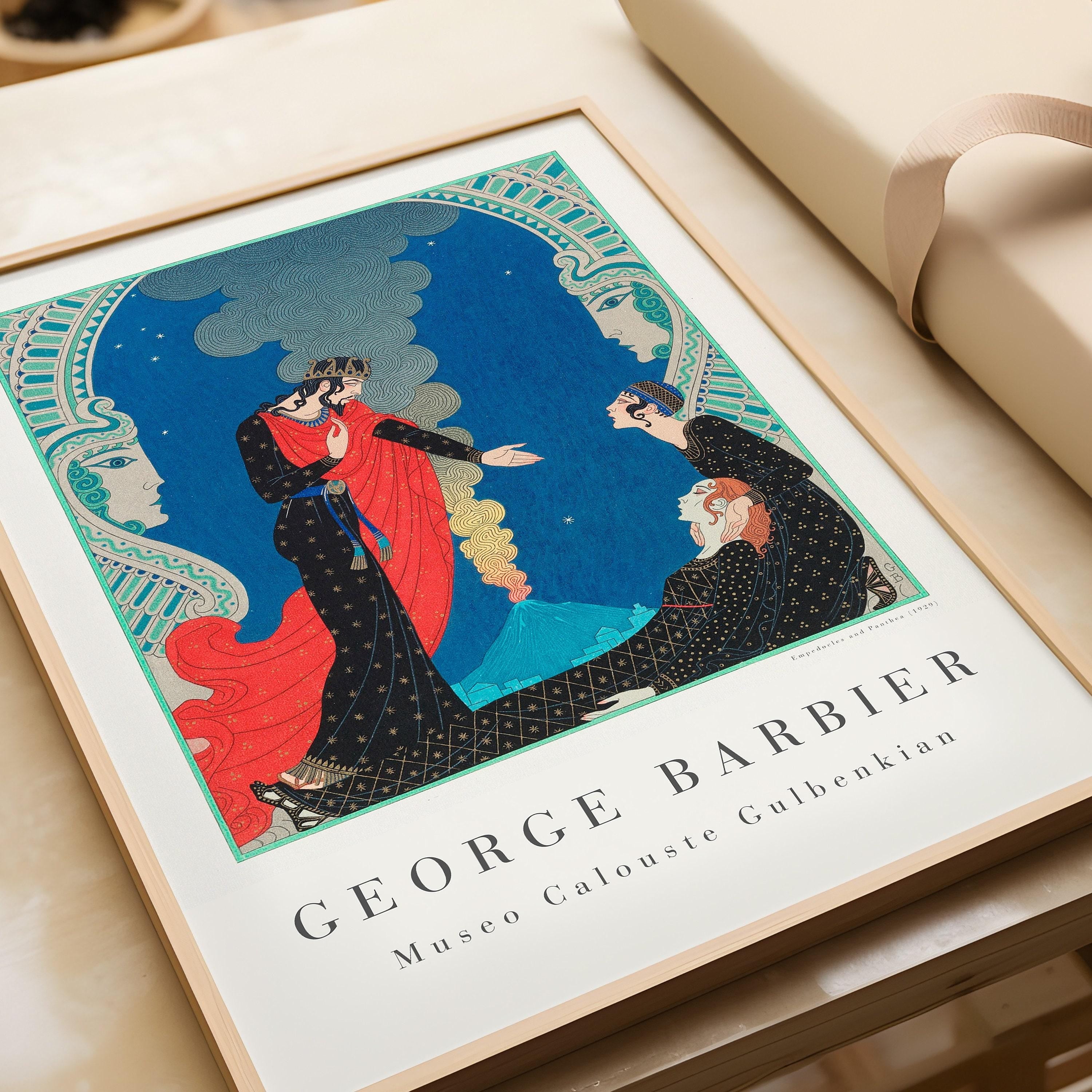George Barbier - Emodecles and Pantea | Vintage Art Deco Print (available handframed or unframed) - 9ArtPrints