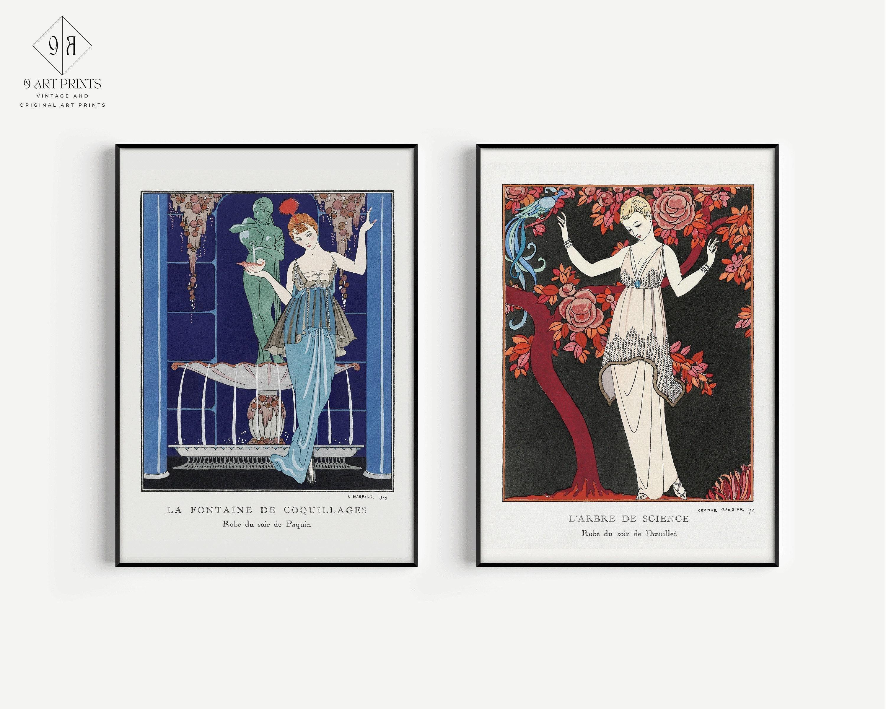 George Barbier STATEMENT DUO| Art Nouveau Prints available framed - 9ArtPrints