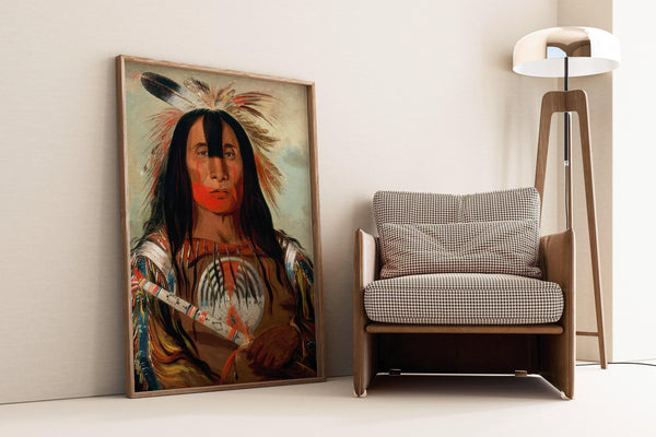 George Catlin — Blood Leader Stu-mick-o-súcks | Fine Art Print