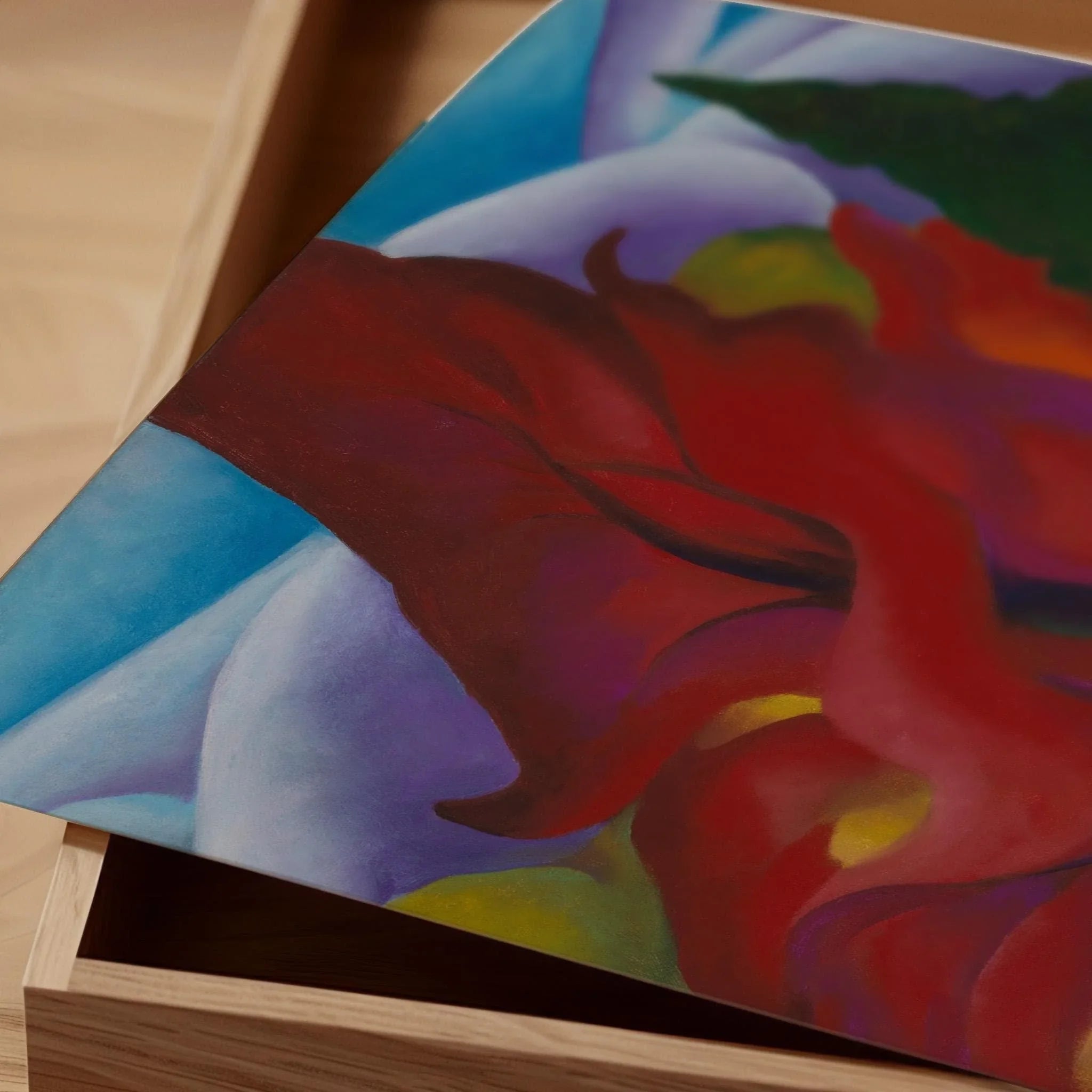 Georgia O'Keeffe: Trees in Autumn Giclee Print - Handframed Fine Art - 9ArtPrints