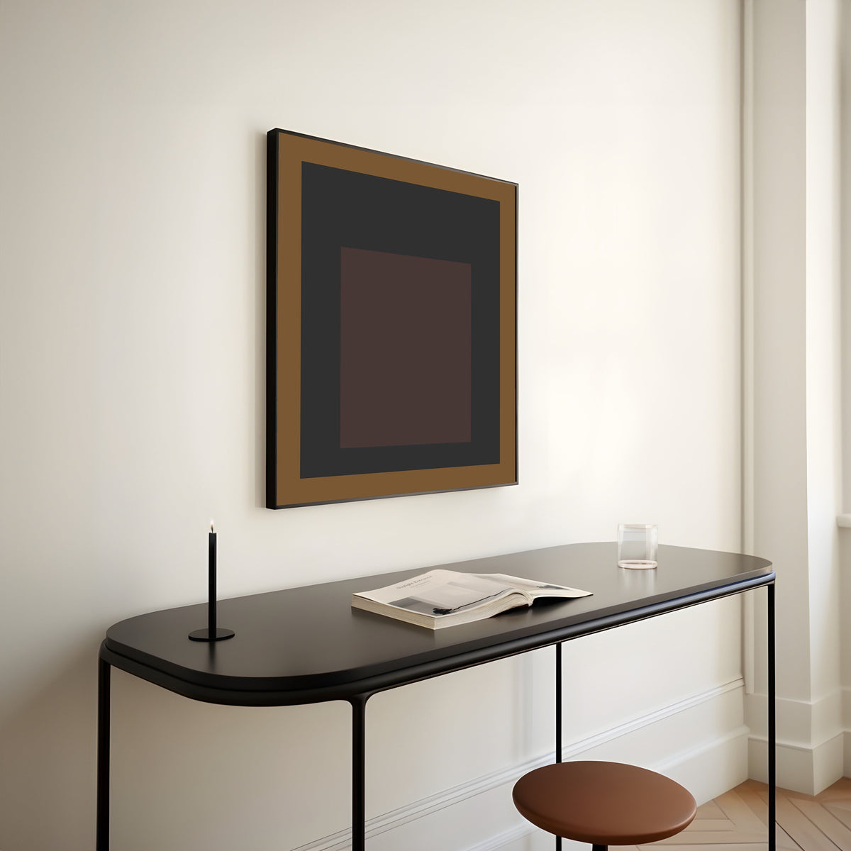 Gravity — Homage to the Square | Mid-Century Modern Art Print - 9ArtPrints