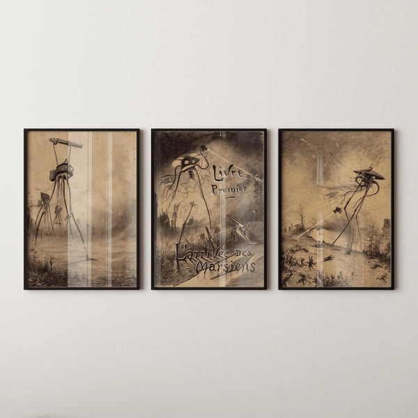 Henrique Alvim Corréa — War of the Worlds | Vintage Sci-Fi Illustration Art Print