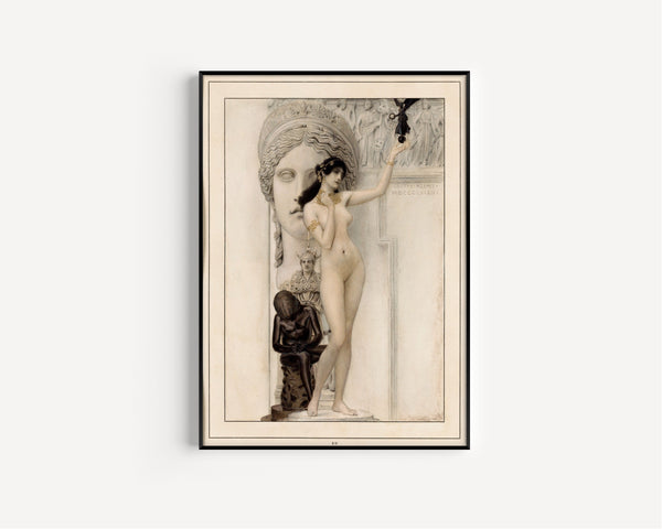 Gustav Klimt — Allegory of Sculpture | Fine Art Print