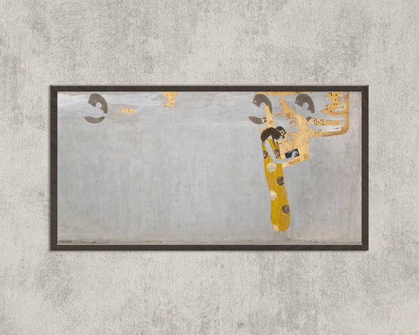 Gustav Klimt — Beethoven Frieze: Longing for Happiness Finds Repose in Poetry | Fine Art Print