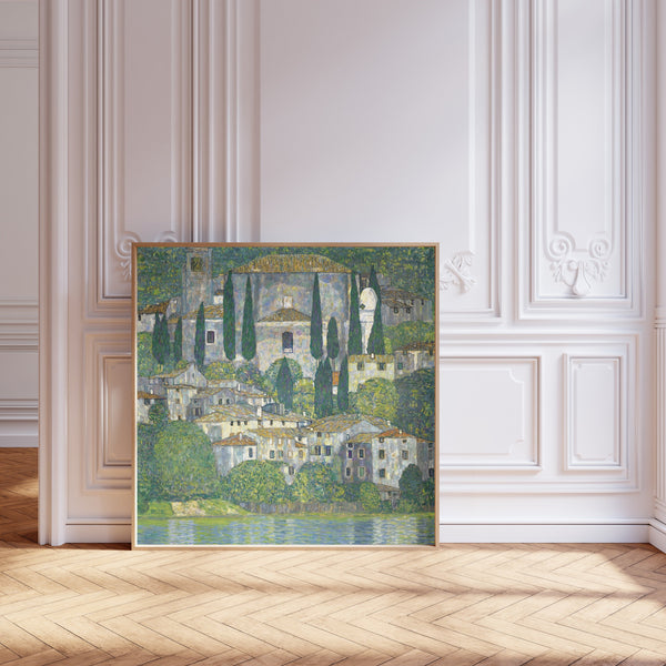Gustav Klimt — Church in Cassone (Landscape with Cypresses) | Fine Art Print