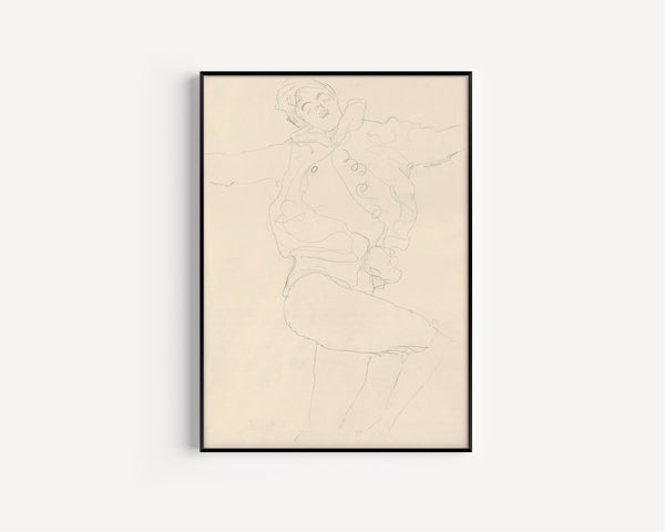 Gustav Klimt — Dancing Woman with Cape | Fine Art Print