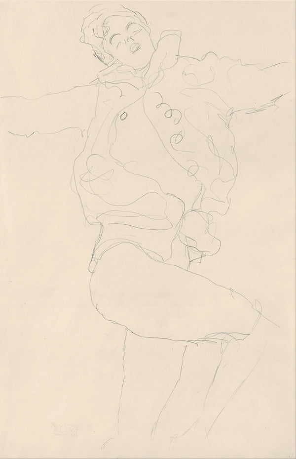 Gustav Klimt — Dancing Woman with Cape | Fine Art Print