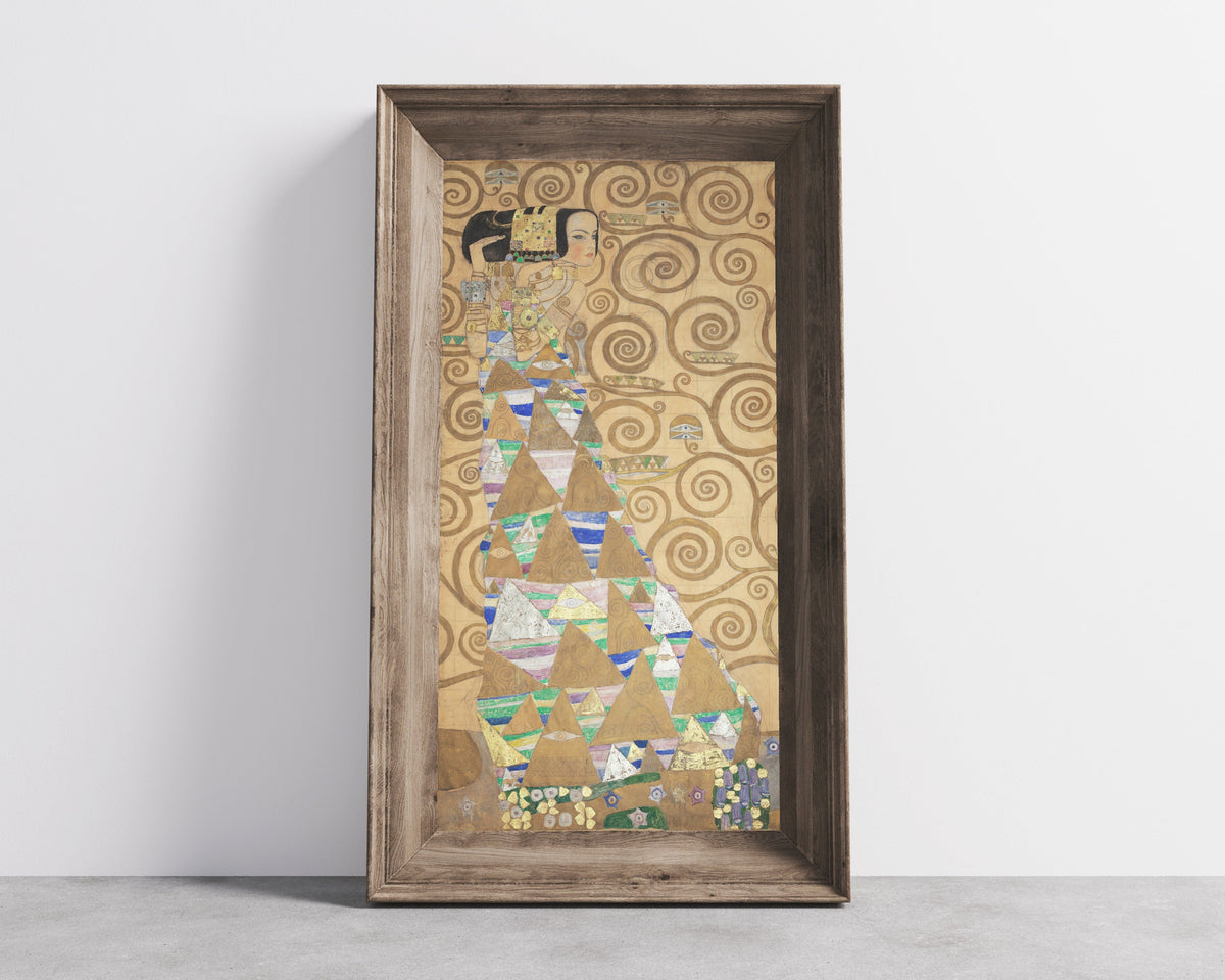 Gustav Klimt — Expectation (Stoclet Frieze) | Fine Art Print - 9ArtPrints