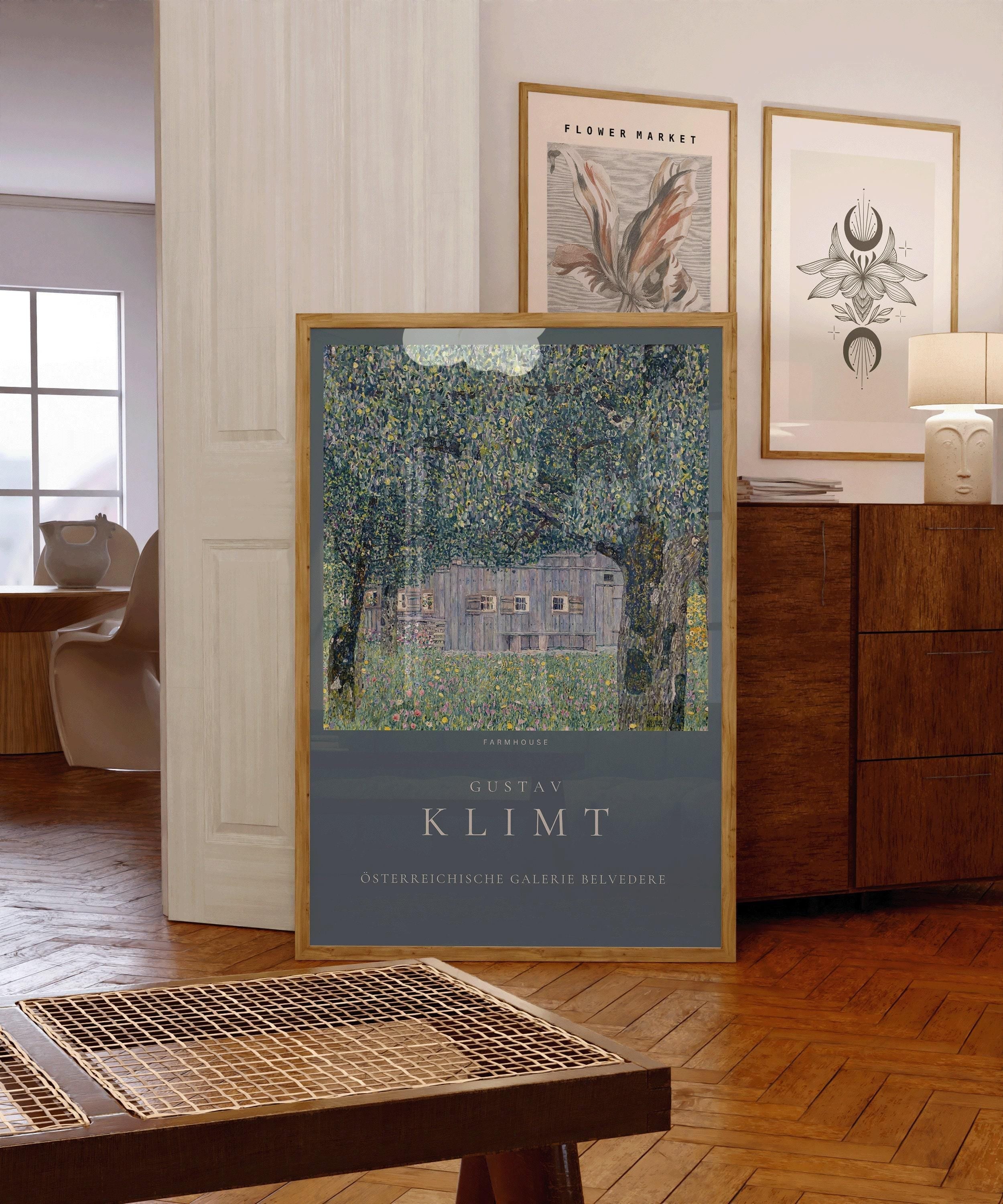 Gustav Klimt - Farmhouse | Famous Vintage Painting (available handframed or unframed) - 9ArtPrints