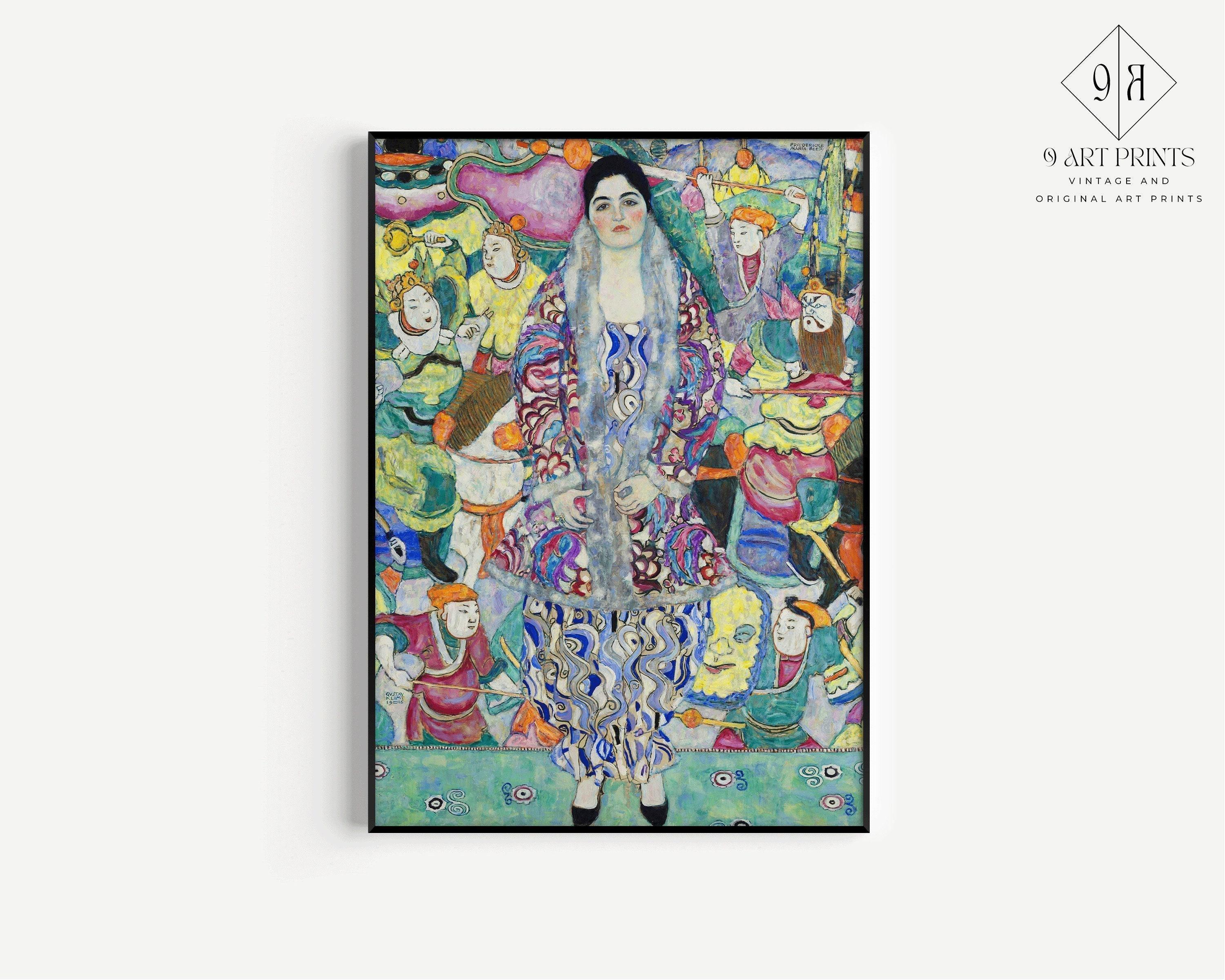 Gustav Klimt - Frederike Maria Bauer | Famous Vintage Painting (available handframed or unframed) - 9ArtPrints