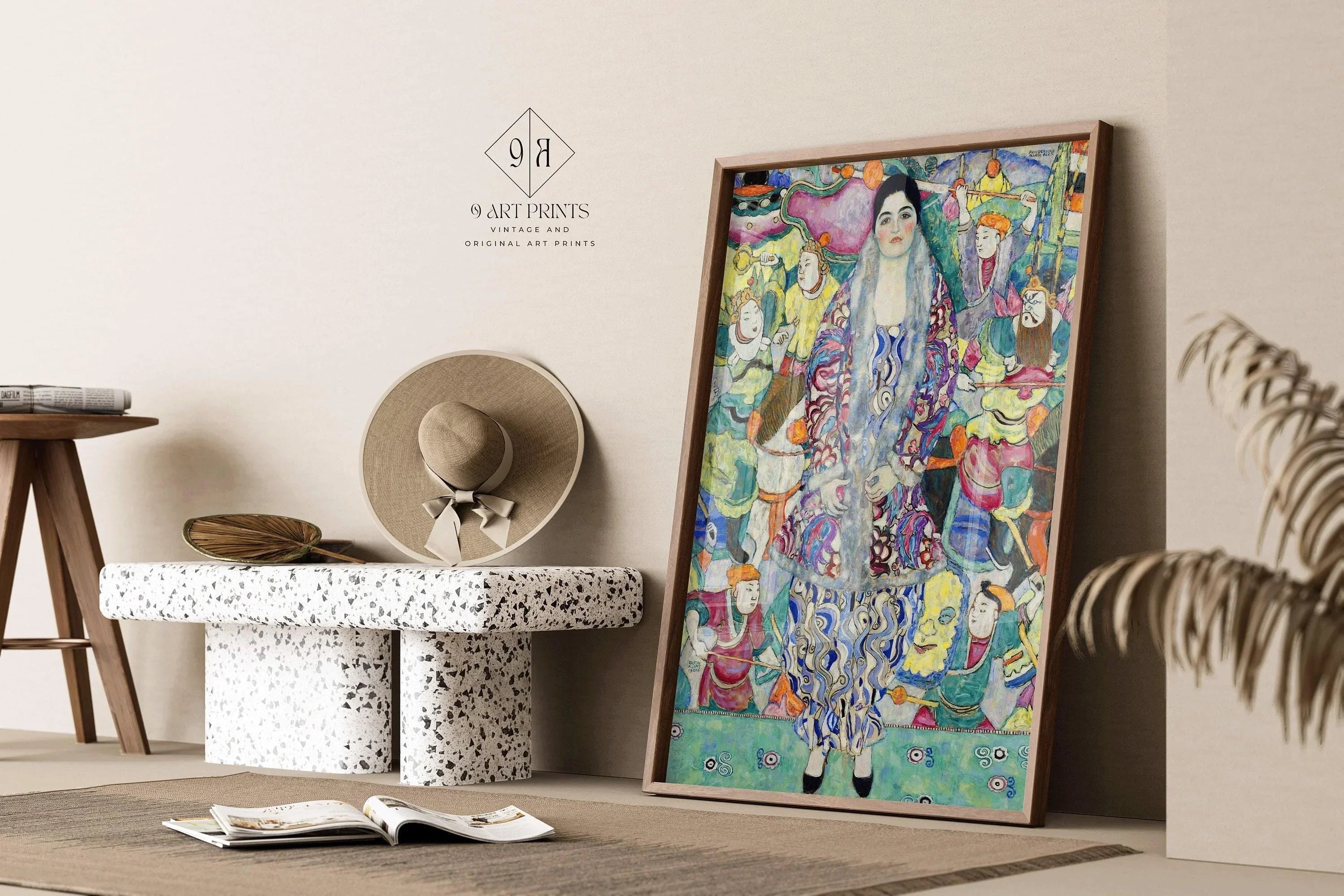 Gustav Klimt - Frederike Maria Bauer | Famous Vintage Painting (available handframed or unframed) - 9ArtPrints
