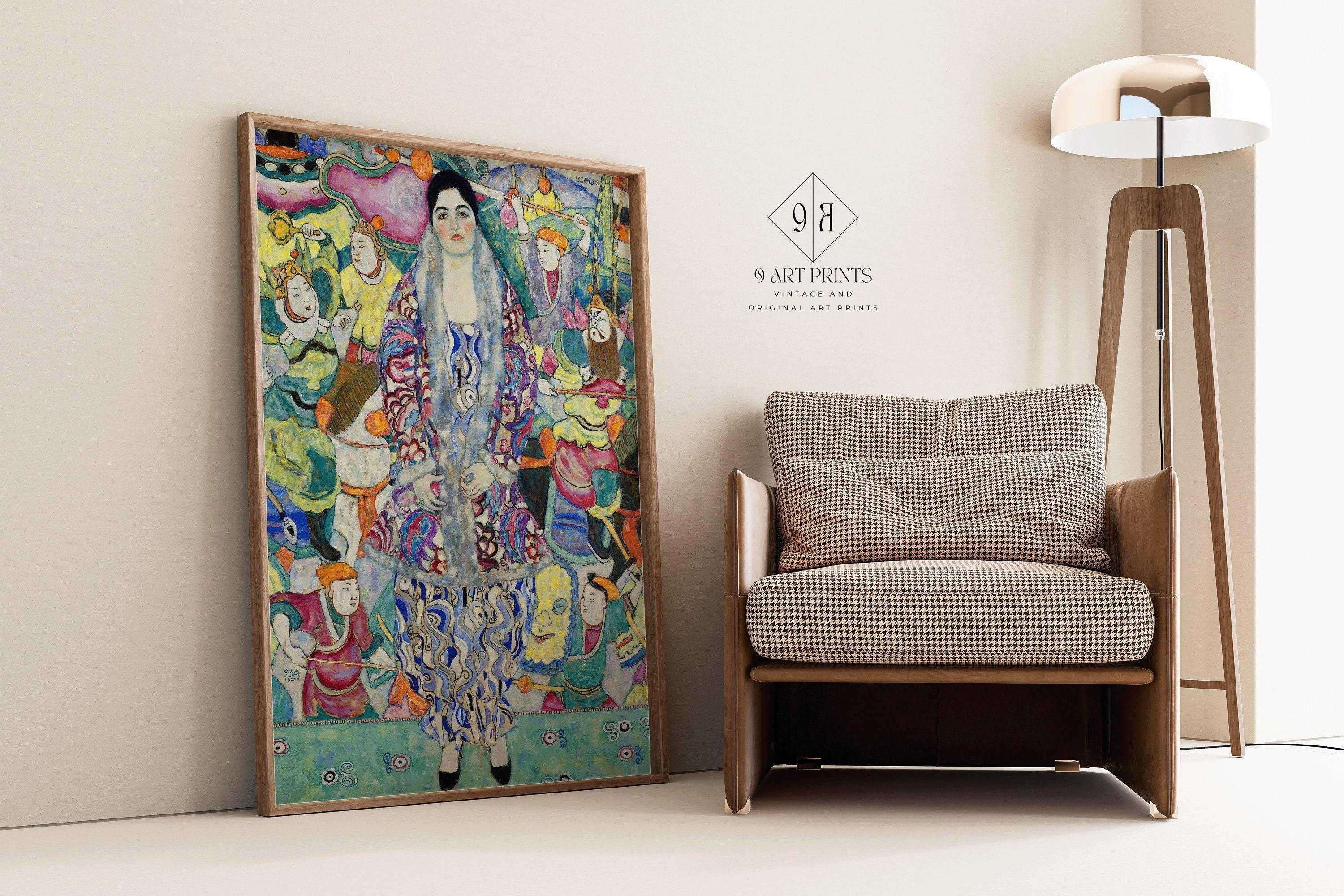 Gustav Klimt - Frederike Maria Bauer | Famous Vintage Painting (available handframed or unframed) - 9ArtPrints