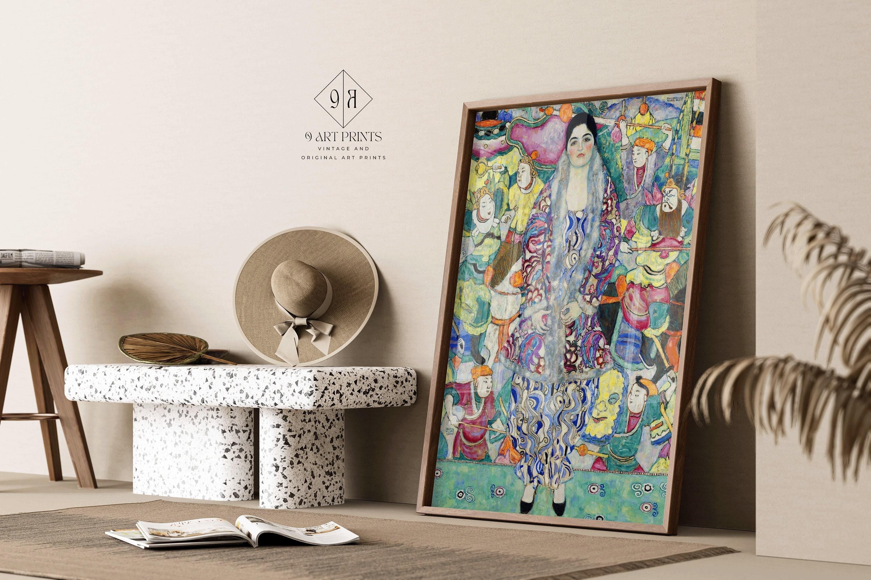 Gustav Klimt - Frederike Maria Bauer | Famous Vintage Painting (available handframed or unframed) - 9ArtPrints